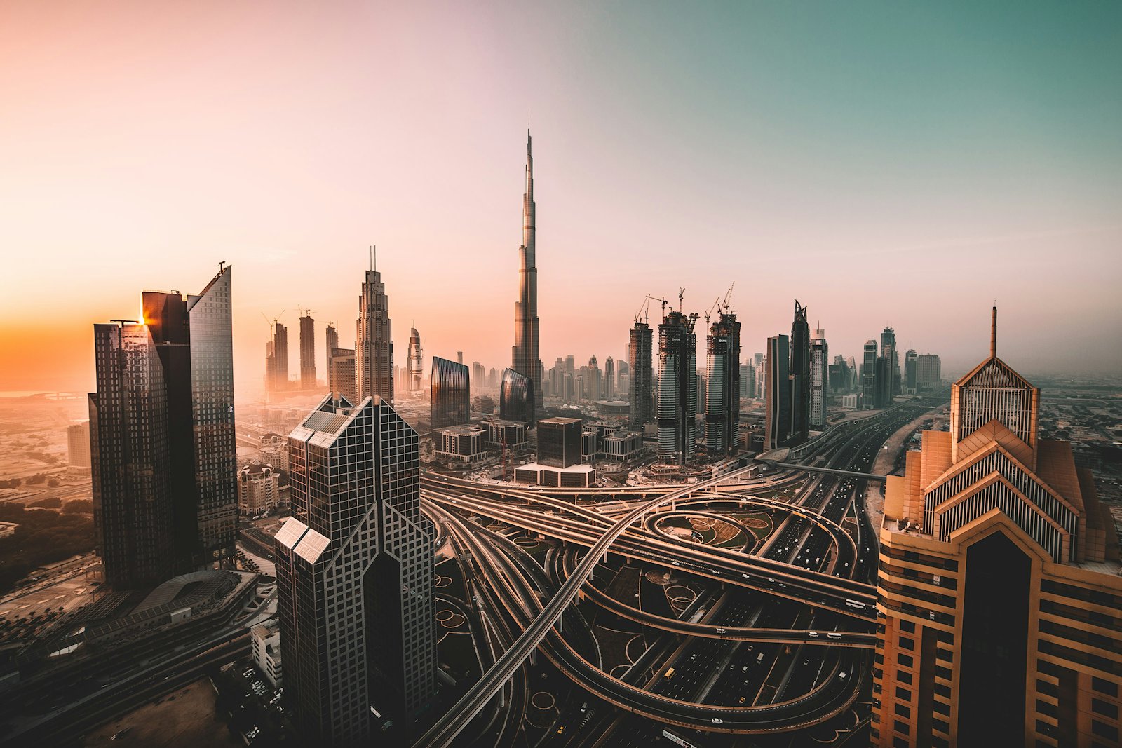 Middle East city skyline